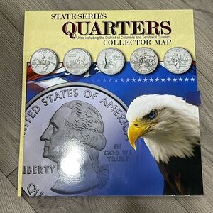 State Series Quarters Collector Map